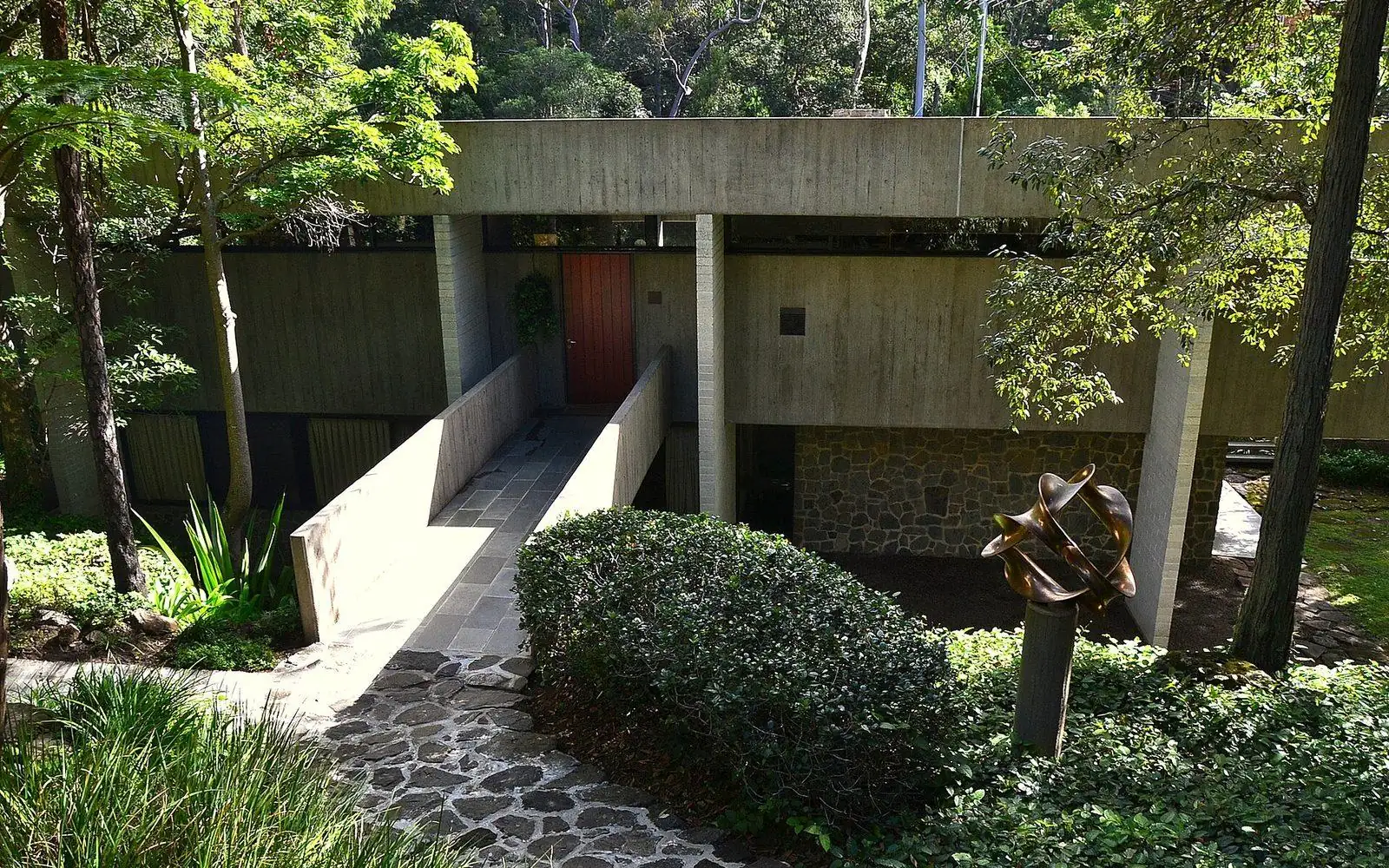 Australian house exterior on a quiet suburban street